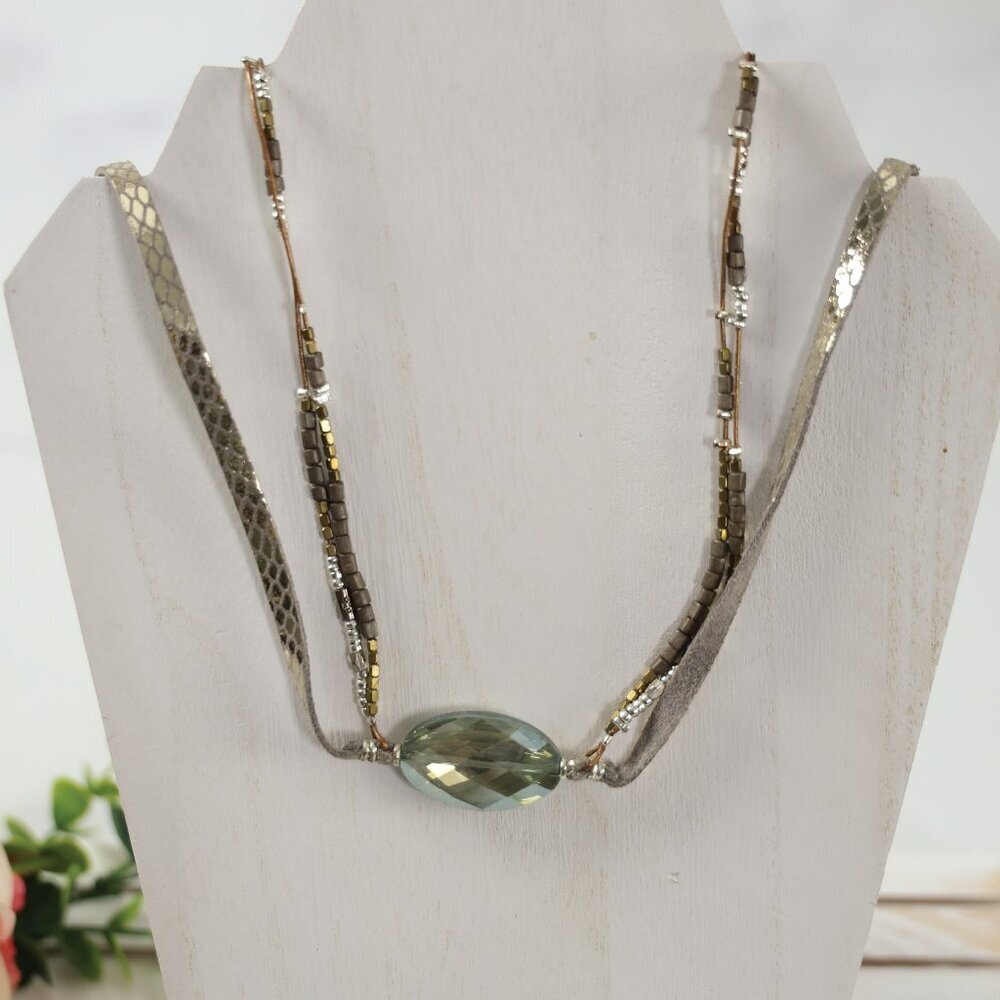 Nakamol Beautiful Mixed Media Necklace
